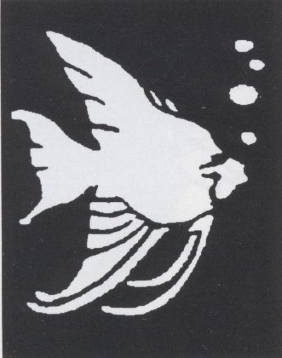 Stencil Tropical Fish (K)Brass