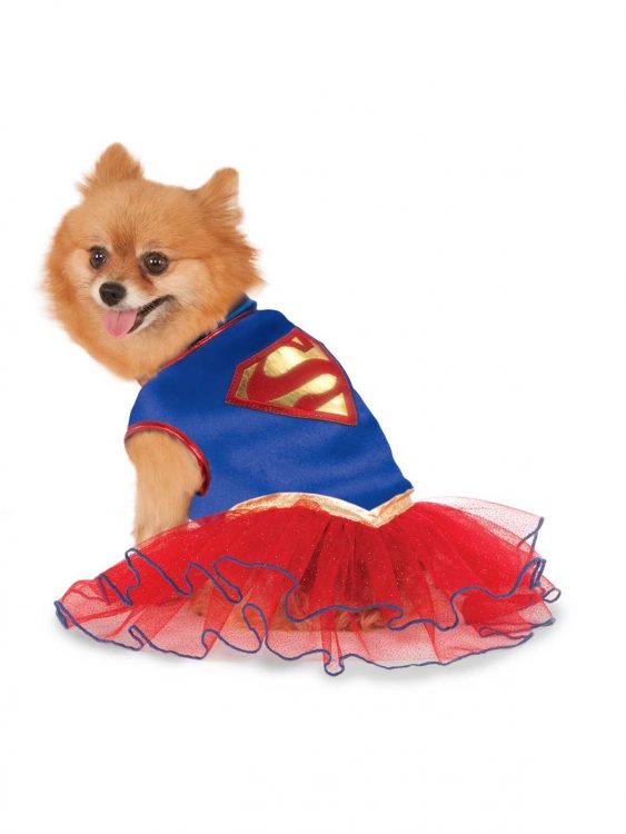 Supergirl Tutu Pet Costume