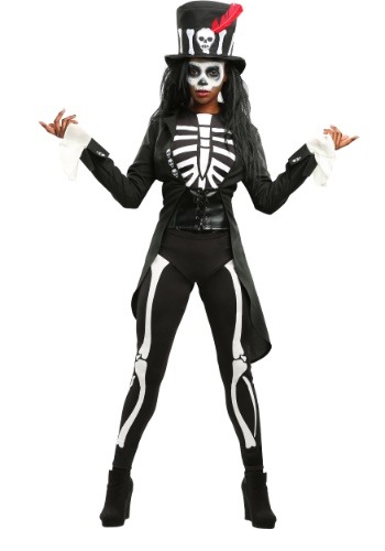 Voodoo Skeleton Women's Costume