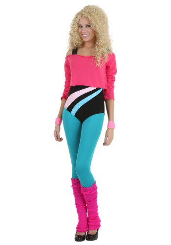 Women's 80's Workout Girl Costume